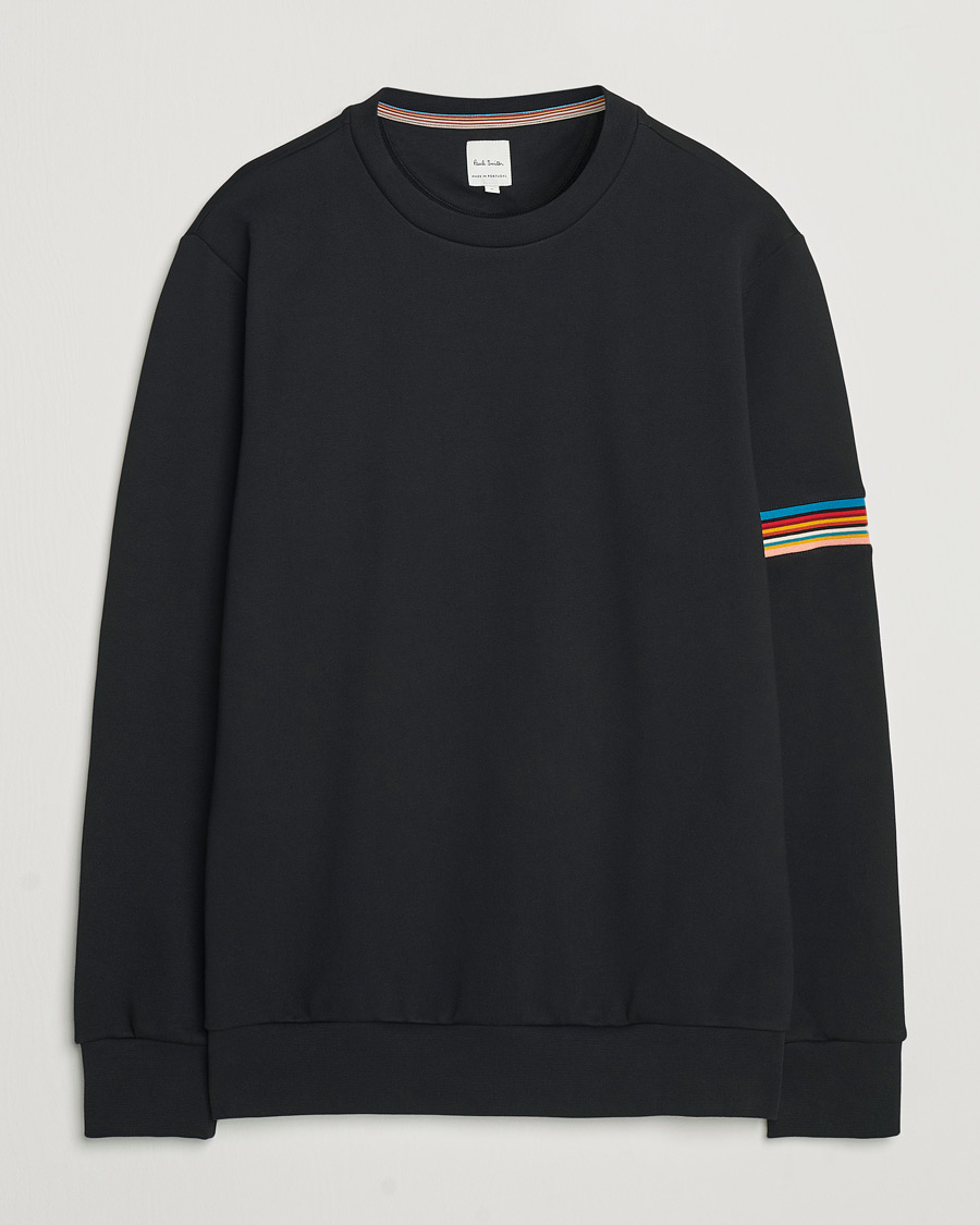 Mies | Puserot | Paul Smith | Striped Arm Sweatshirt Black