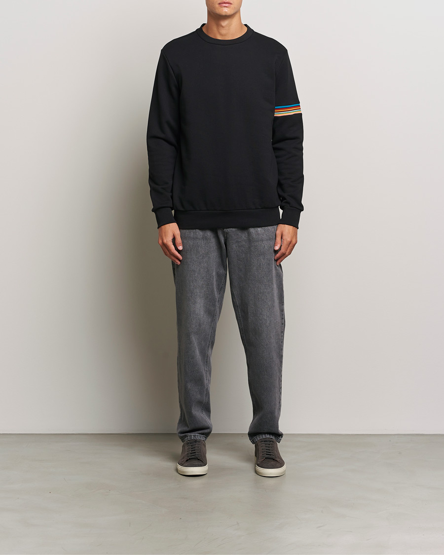 Mies | Puserot | Paul Smith | Striped Arm Sweatshirt Black