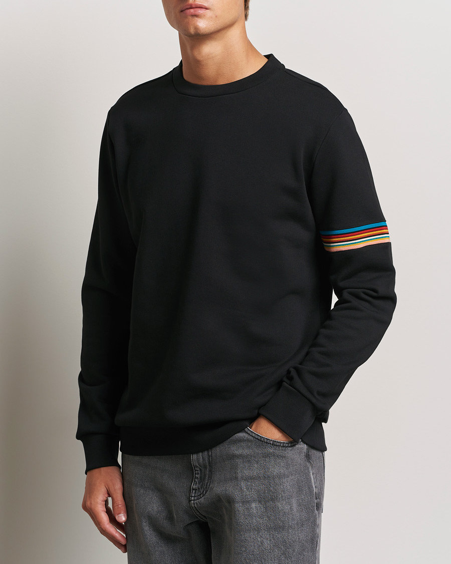 Mies | Puserot | Paul Smith | Striped Arm Sweatshirt Black