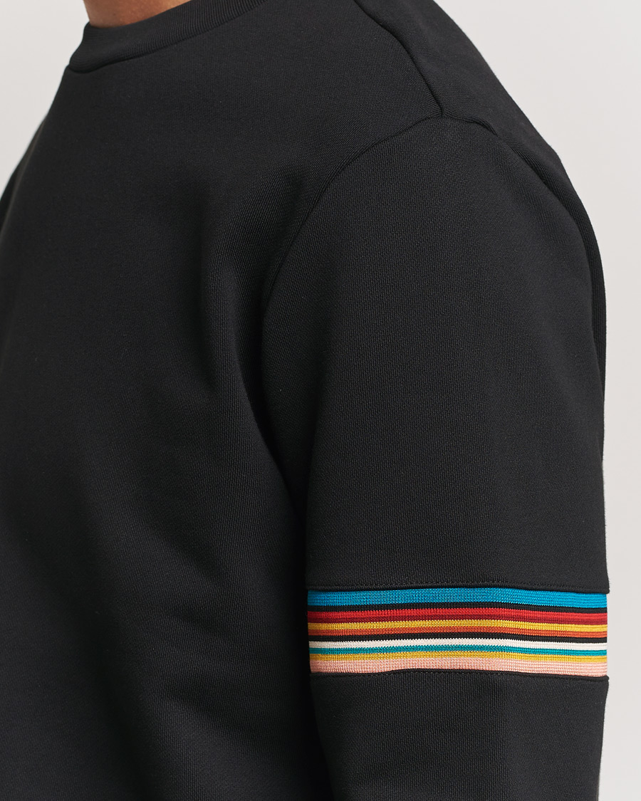 Mies | Puserot | Paul Smith | Striped Arm Sweatshirt Black