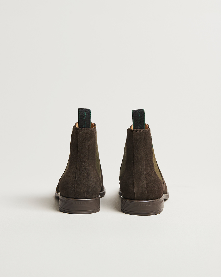 Mies | PS Paul Smith Cedric Suede Chelsea Boot Dark Brown | PS Paul Smith | Cedric Suede Chelsea Boot Dark Brown