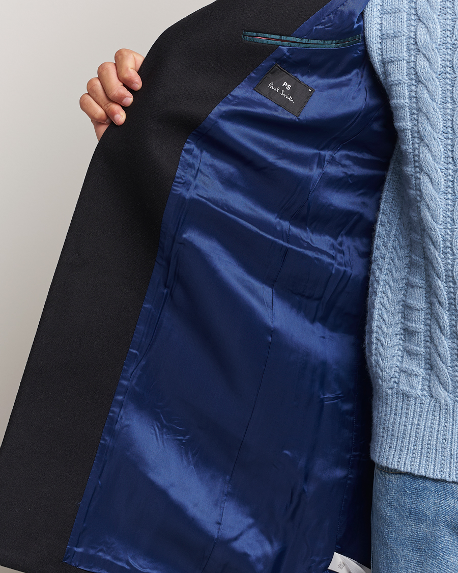 Mies | Takit | PS Paul Smith | Wool Coat Black