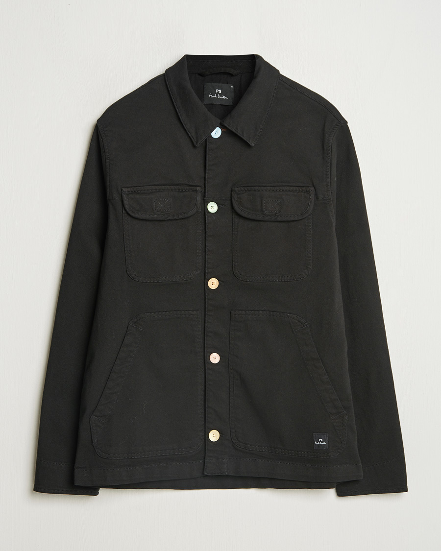 Mies | Kauluspaidat | PS Paul Smith | 4 Pocket Overshirt Black