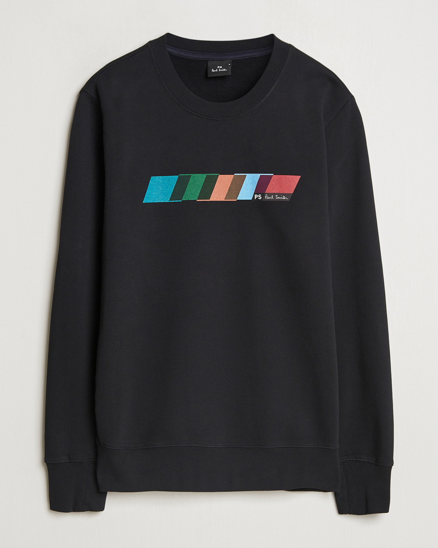 Mies | Puserot | PS Paul Smith | Parallelogram Crew Neck Sweatshirt Black
