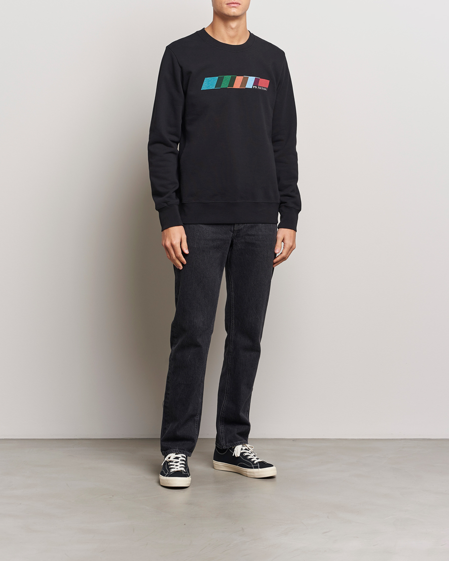 Mies | Puserot | PS Paul Smith | Parallelogram Crew Neck Sweatshirt Black