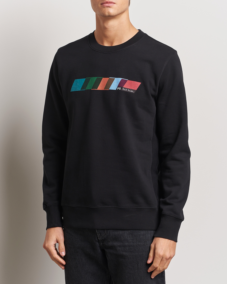Mies | Puserot | PS Paul Smith | Parallelogram Crew Neck Sweatshirt Black