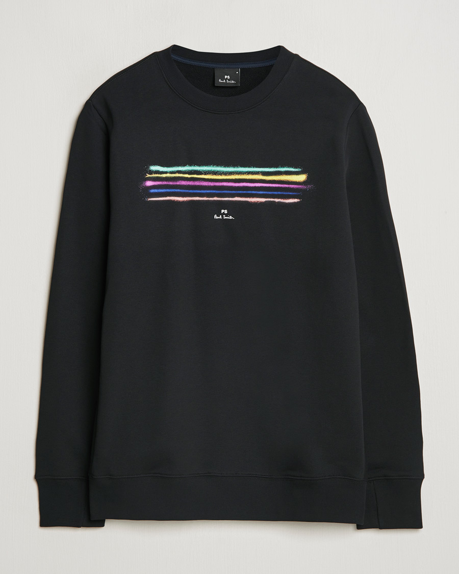 Mies | Puserot | PS Paul Smith | Zebra Crew Neck Sweatshirt Black