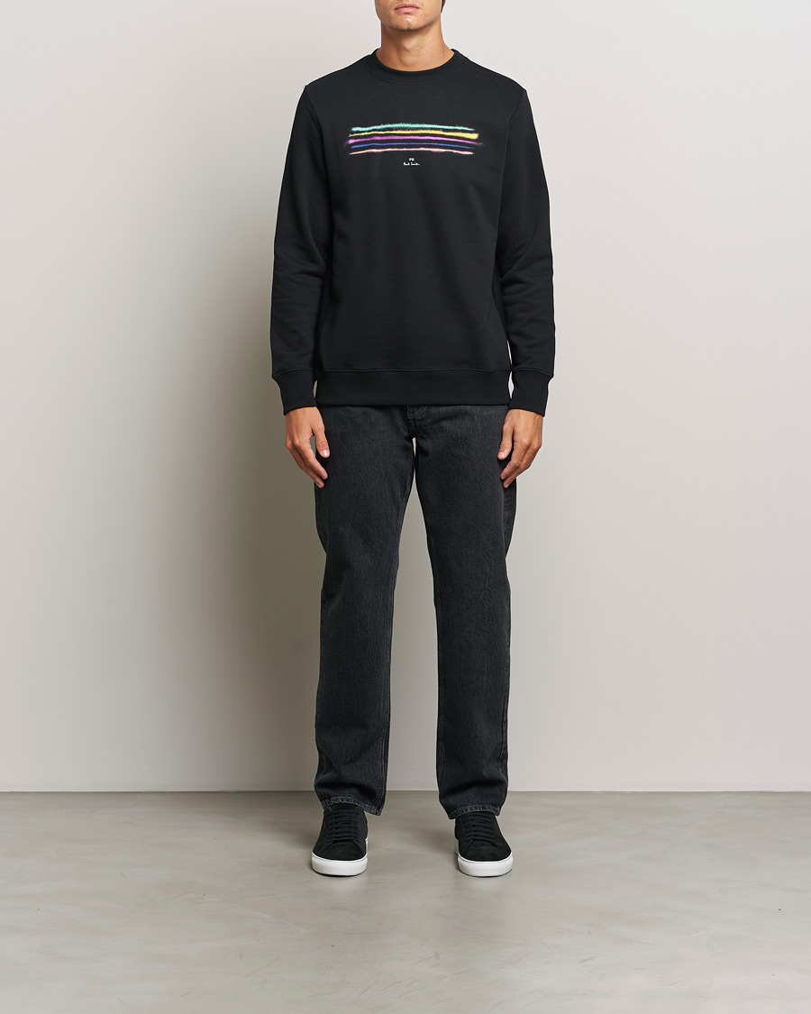 Mies | Puserot | PS Paul Smith | Zebra Crew Neck Sweatshirt Black