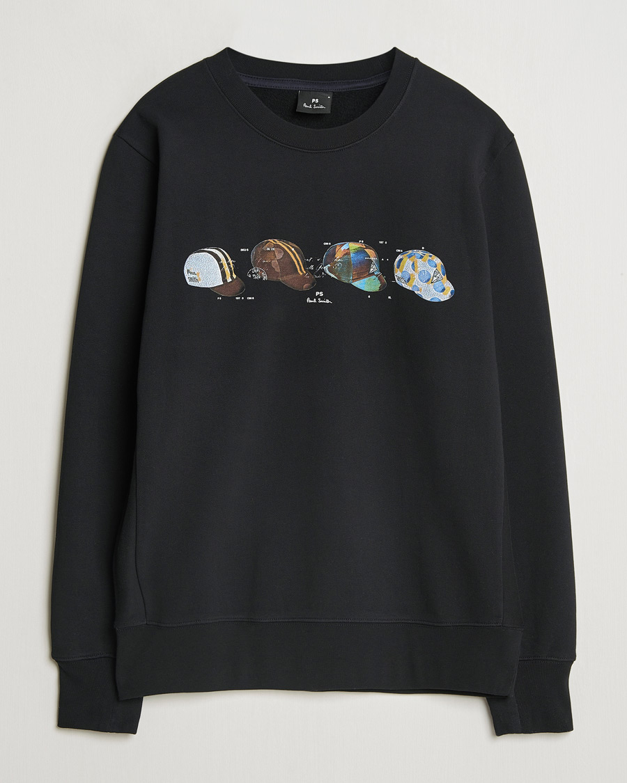 Mies | Puserot | PS Paul Smith | Cycling Caps Crew Neck Sweatshirt Black