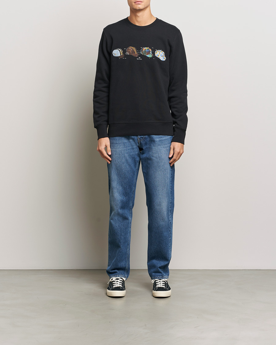 Mies | Puserot | PS Paul Smith | Cycling Caps Crew Neck Sweatshirt Black