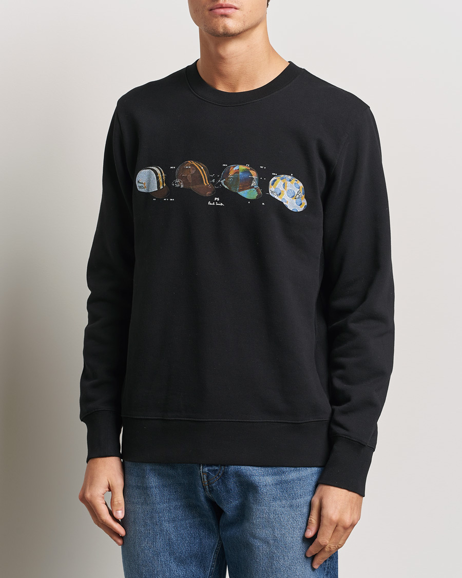 Mies | Puserot | PS Paul Smith | Cycling Caps Crew Neck Sweatshirt Black