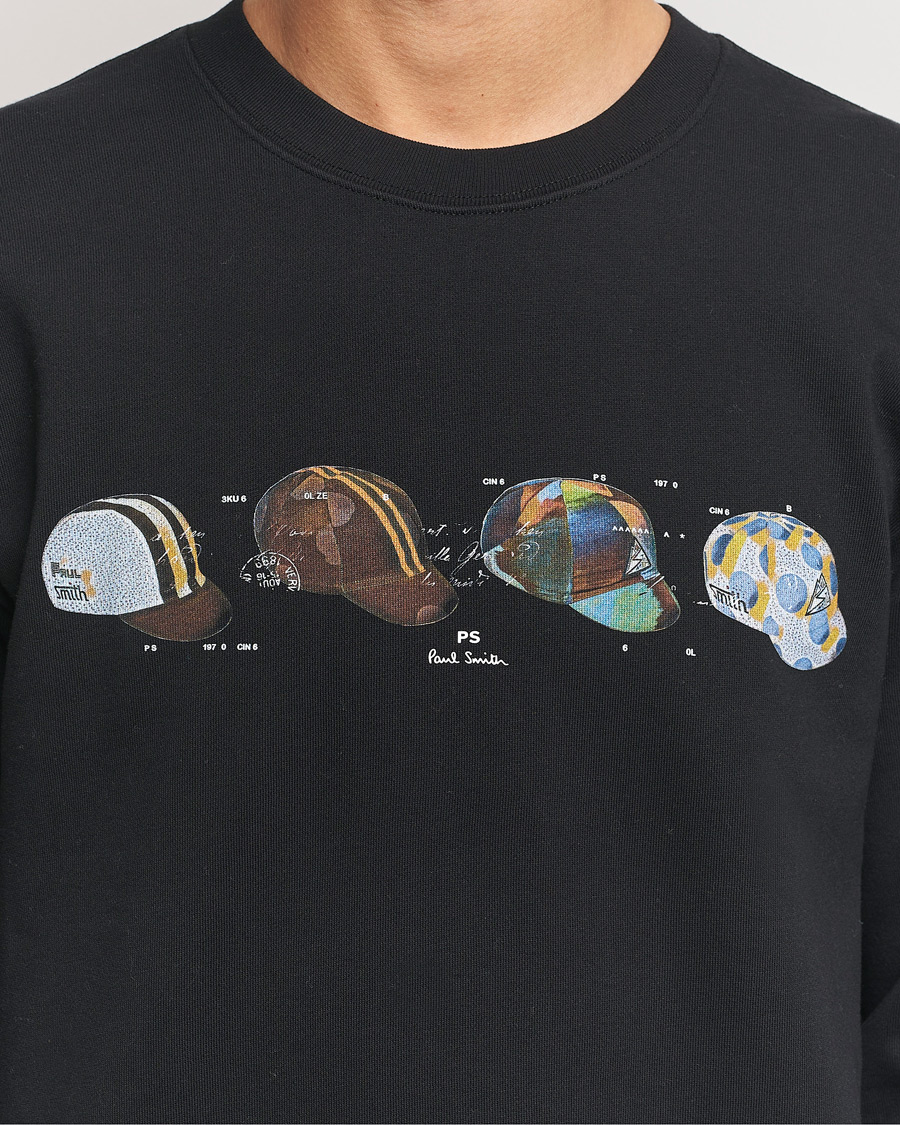 Mies | Puserot | PS Paul Smith | Cycling Caps Crew Neck Sweatshirt Black