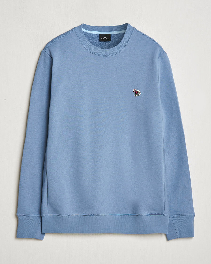 Mies | Puserot | PS Paul Smith | Zebra Organic Cotton Sweatshirt Blue
