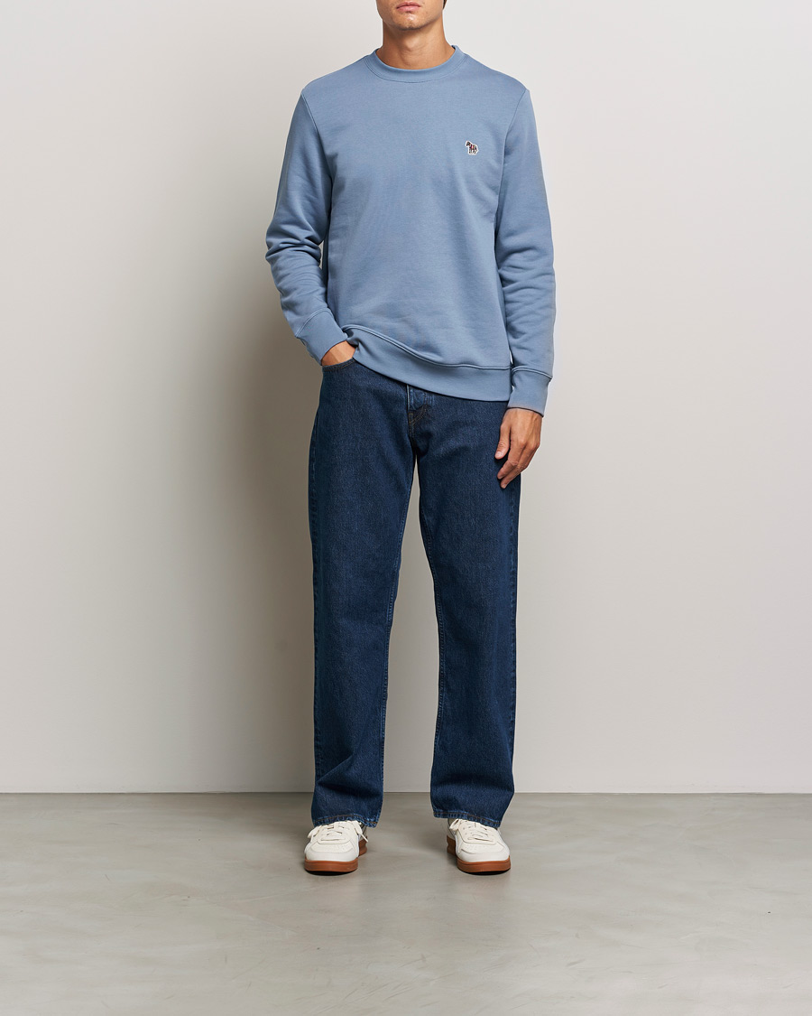 Mies | Puserot | PS Paul Smith | Zebra Organic Cotton Sweatshirt Blue