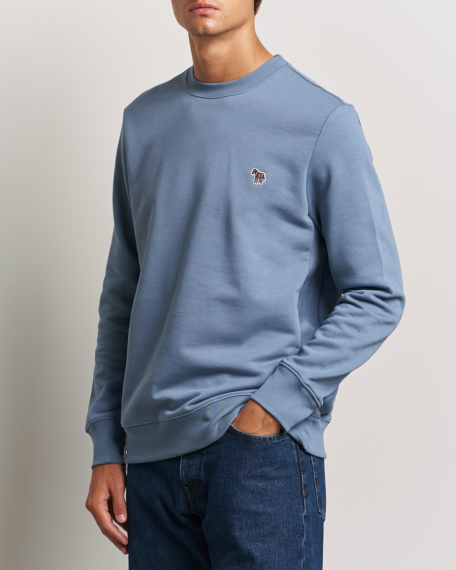 Mies | Puserot | PS Paul Smith | Zebra Organic Cotton Sweatshirt Blue