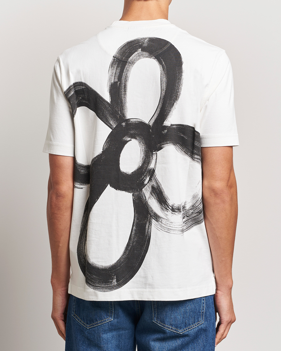 Mies | T-paidat | PS Paul Smith | Happy Flower Crew Neck T-Shirt White