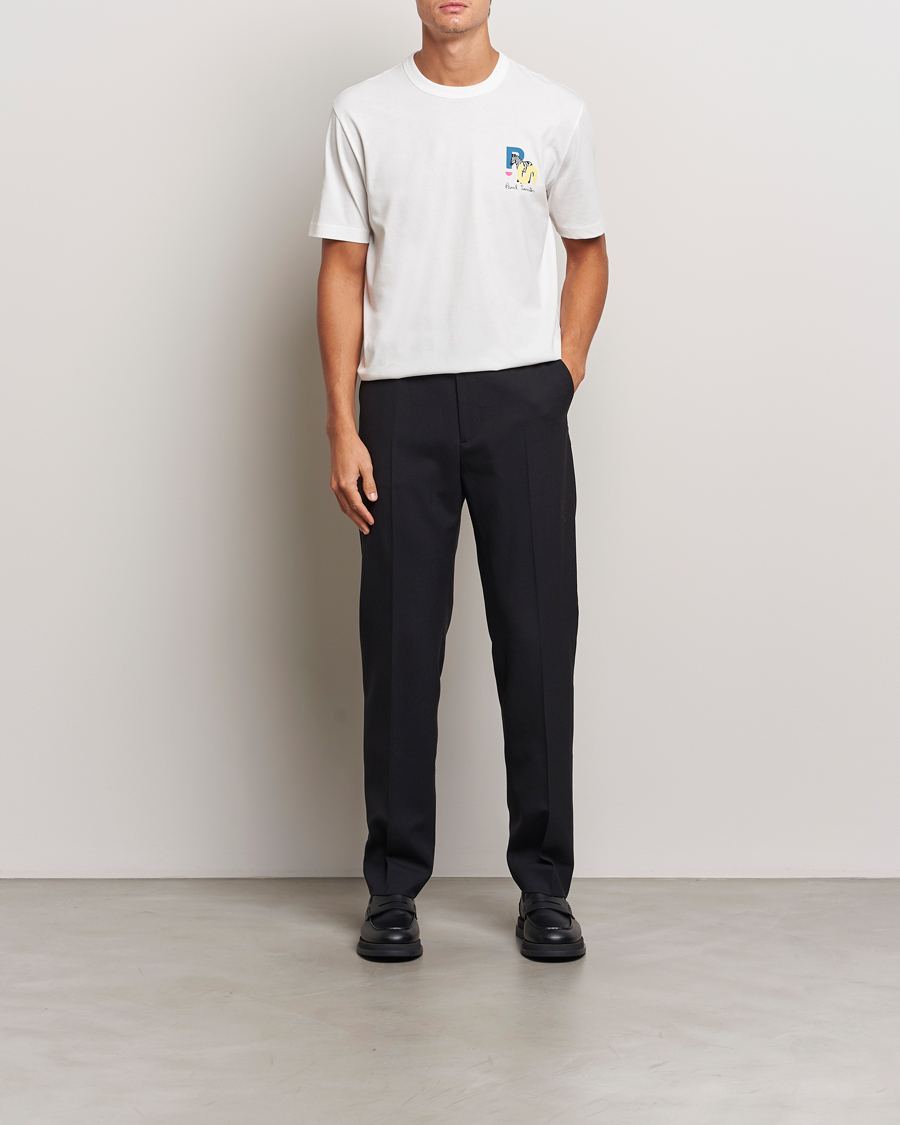 Mies | T-paidat | PS Paul Smith | PS Zebra Crew Neck T-Shirt White