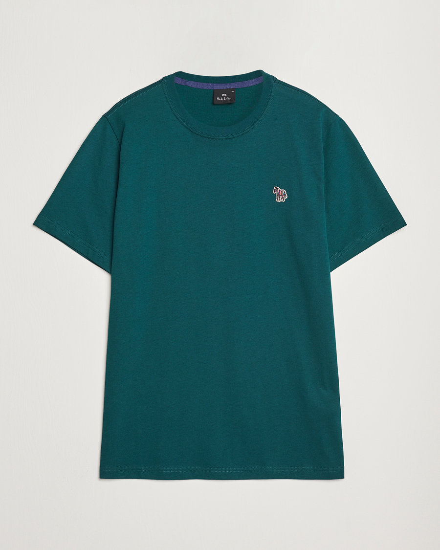 Mies | T-paidat | PS Paul Smith | Organic Cotton Zebra T-Shirt Green