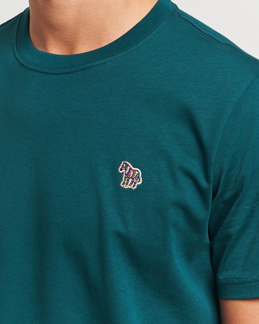 Mies | T-paidat | PS Paul Smith | Organic Cotton Zebra T-Shirt Green