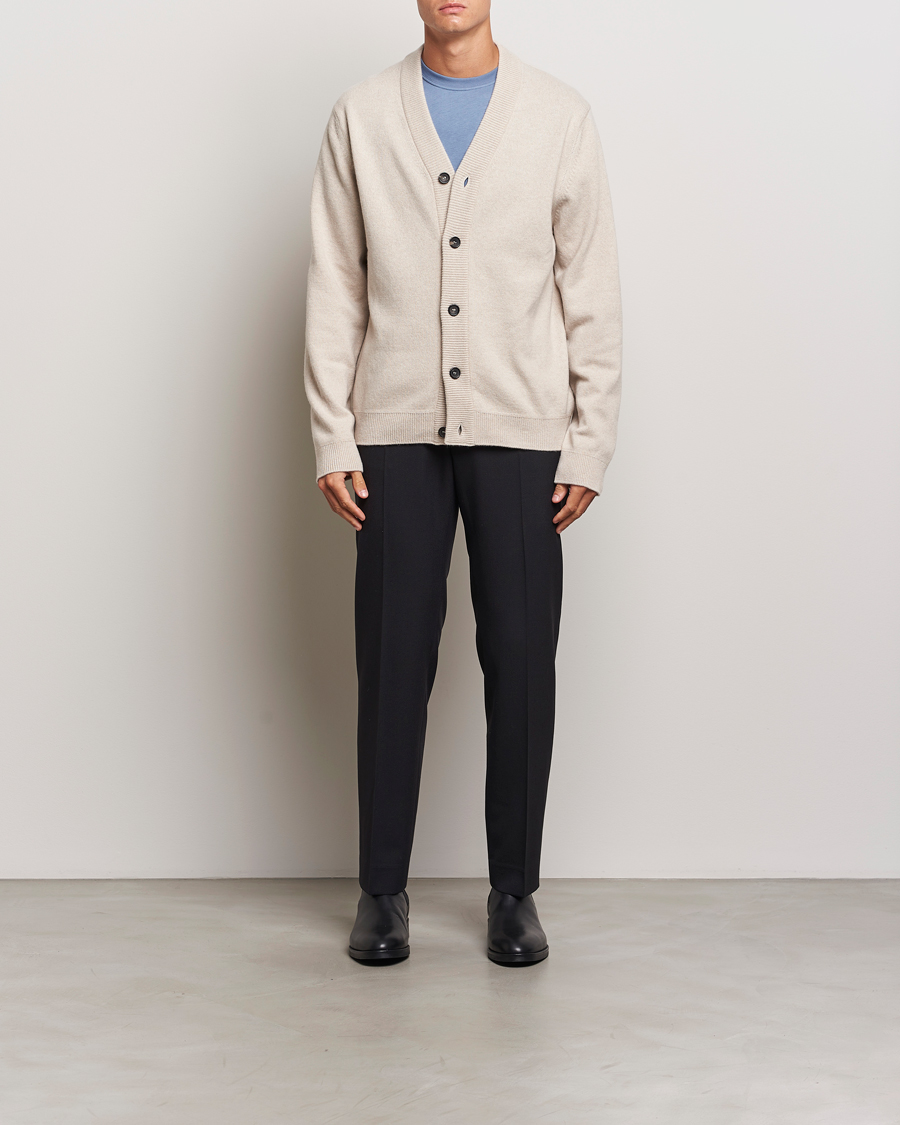 Mies | Puserot | PS Paul Smith | Merino Wool Cardigan Off White