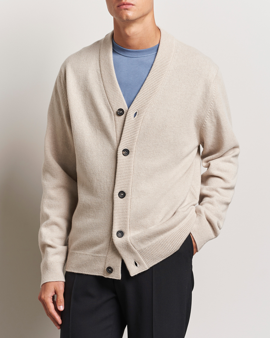 Mies | Puserot | PS Paul Smith | Merino Wool Cardigan Off White
