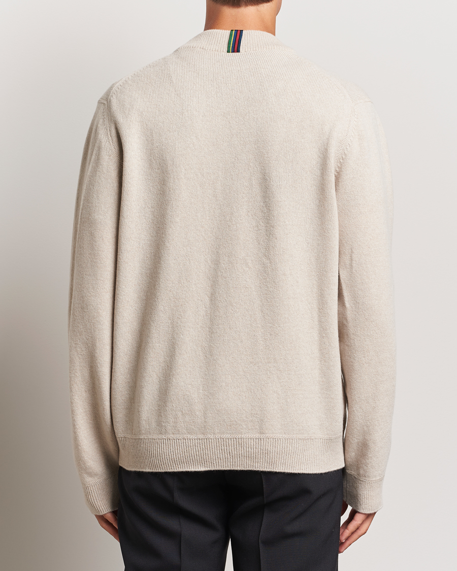 Mies | Puserot | PS Paul Smith | Merino Wool Cardigan Off White