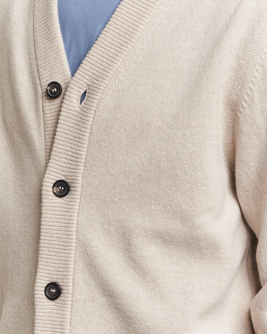 Mies | Puserot | PS Paul Smith | Merino Wool Cardigan Off White