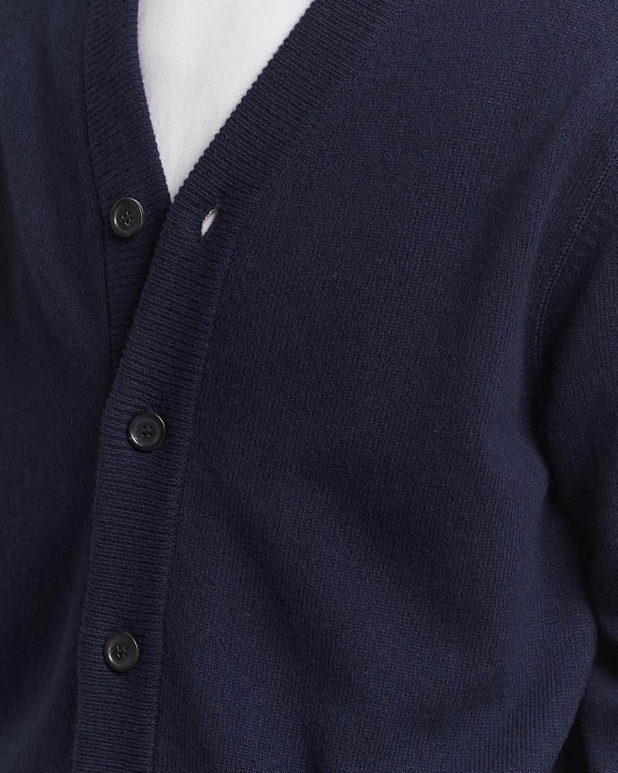 Mies | Puserot | PS Paul Smith | Merino Wool Cardigan Navy