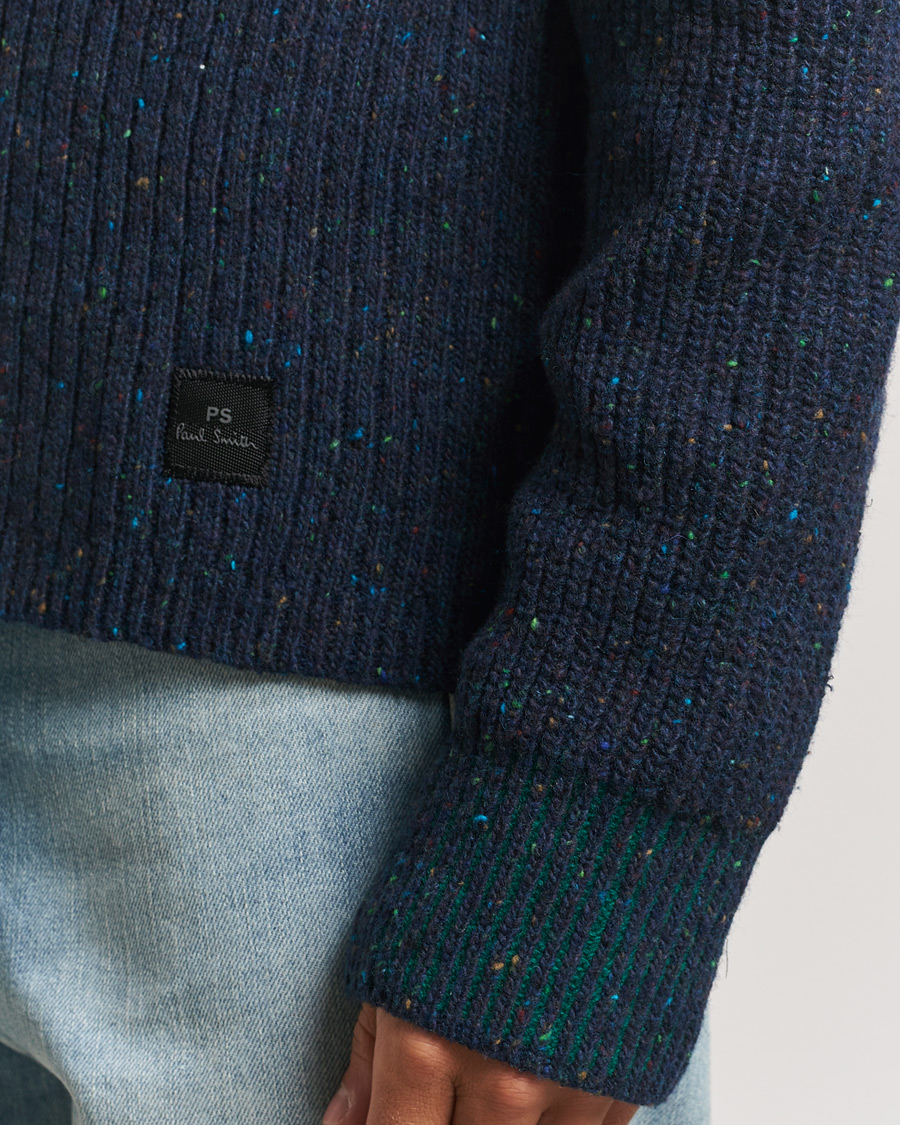 Mies | Puserot | PS Paul Smith | Wool Half Zip Navy