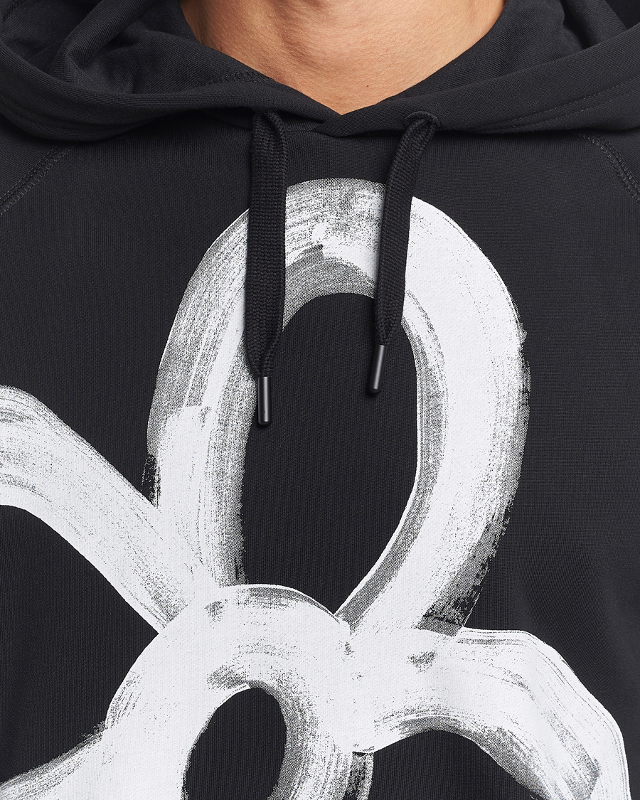 Mies | Puserot | PS Paul Smith | Happy Flower Hoodie Black