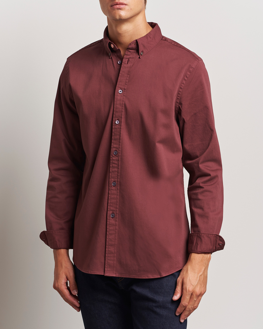 Mies | Kauluspaidat | PS Paul Smith | Regular Fit Cotton Shirt Dark Red
