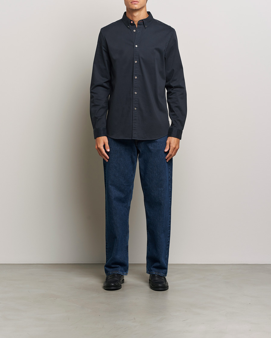 Mies | Kauluspaidat | PS Paul Smith | Regular Fit Cotton Shirt Navy