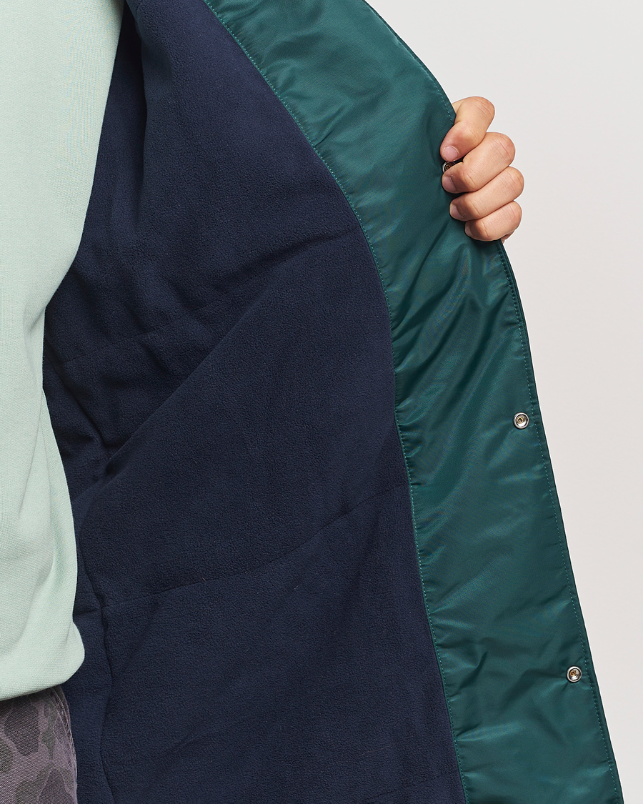 Mies | Takit | Drôle de Monsieur | La Parka Slogan Coat Dark Green