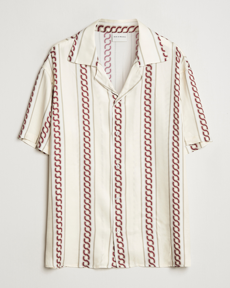 Mies | Kauluspaidat | Drôle de Monsieur | Link Cuban Shirt Ecru