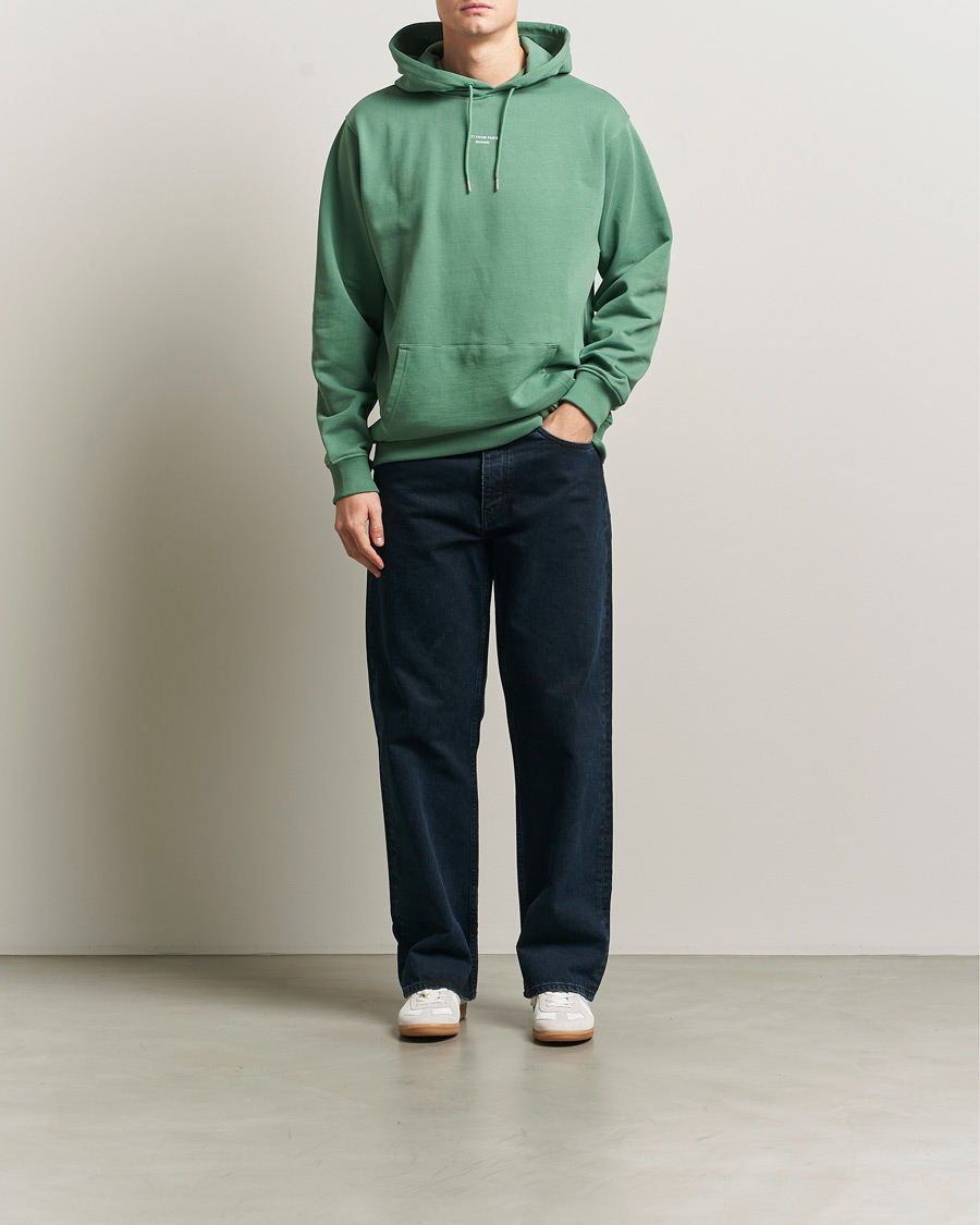 Mies | Puserot | Drôle de Monsieur | Classic Slogan Hoodie Water Green