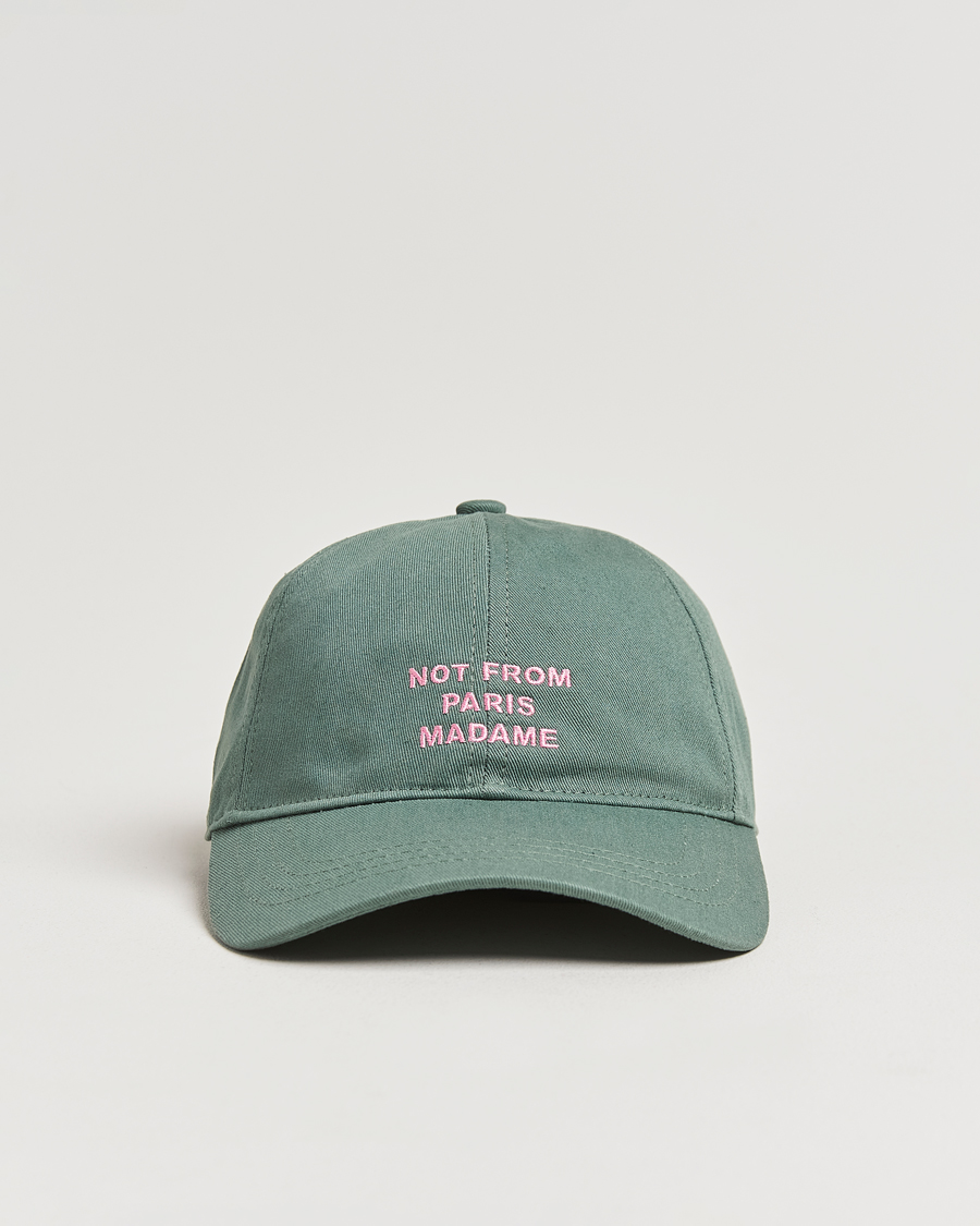 Mies | Drôle de Monsieur Slogan Baseball Cap Water Green | Drôle de Monsieur | Slogan Baseball Cap Water Green