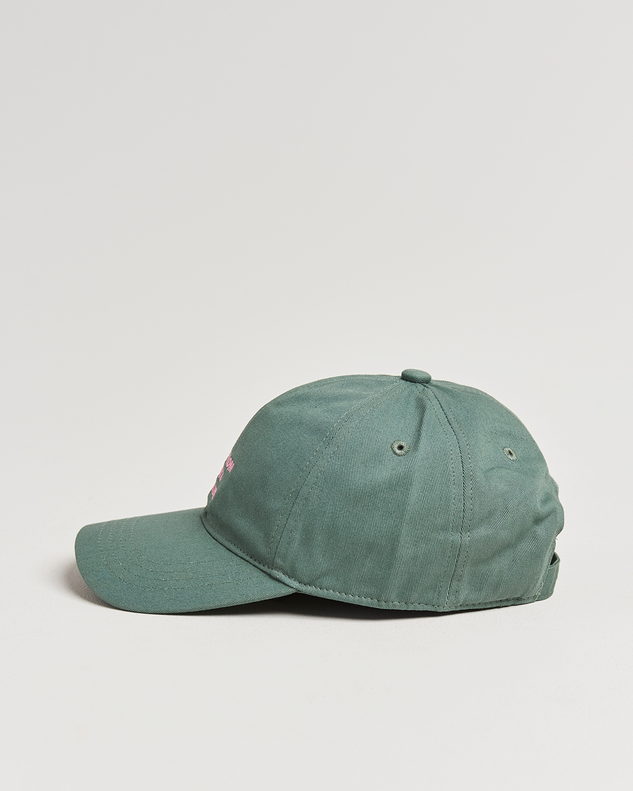 Mies | Drôle de Monsieur Slogan Baseball Cap Water Green | Drôle de Monsieur | Slogan Baseball Cap Water Green