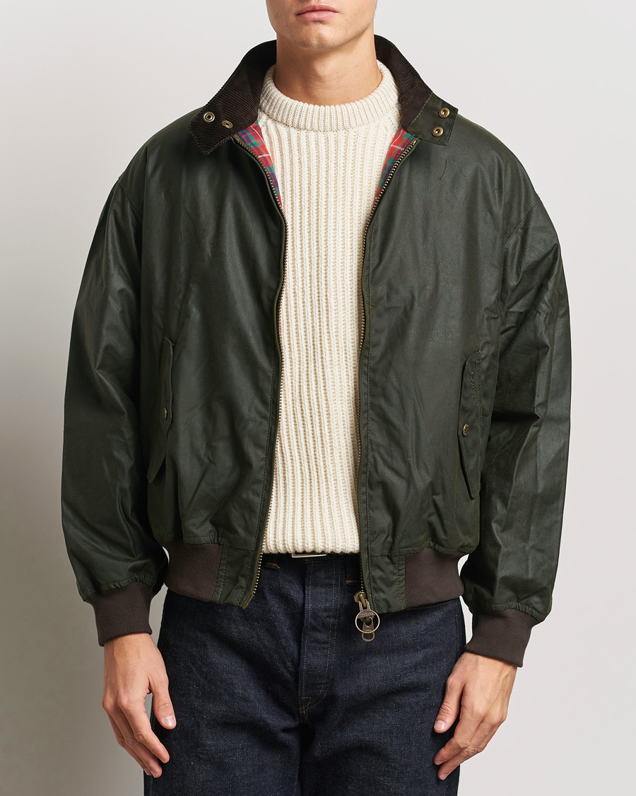Mies | Takit | Baracuta | x Barbour Wax Jacket Olive