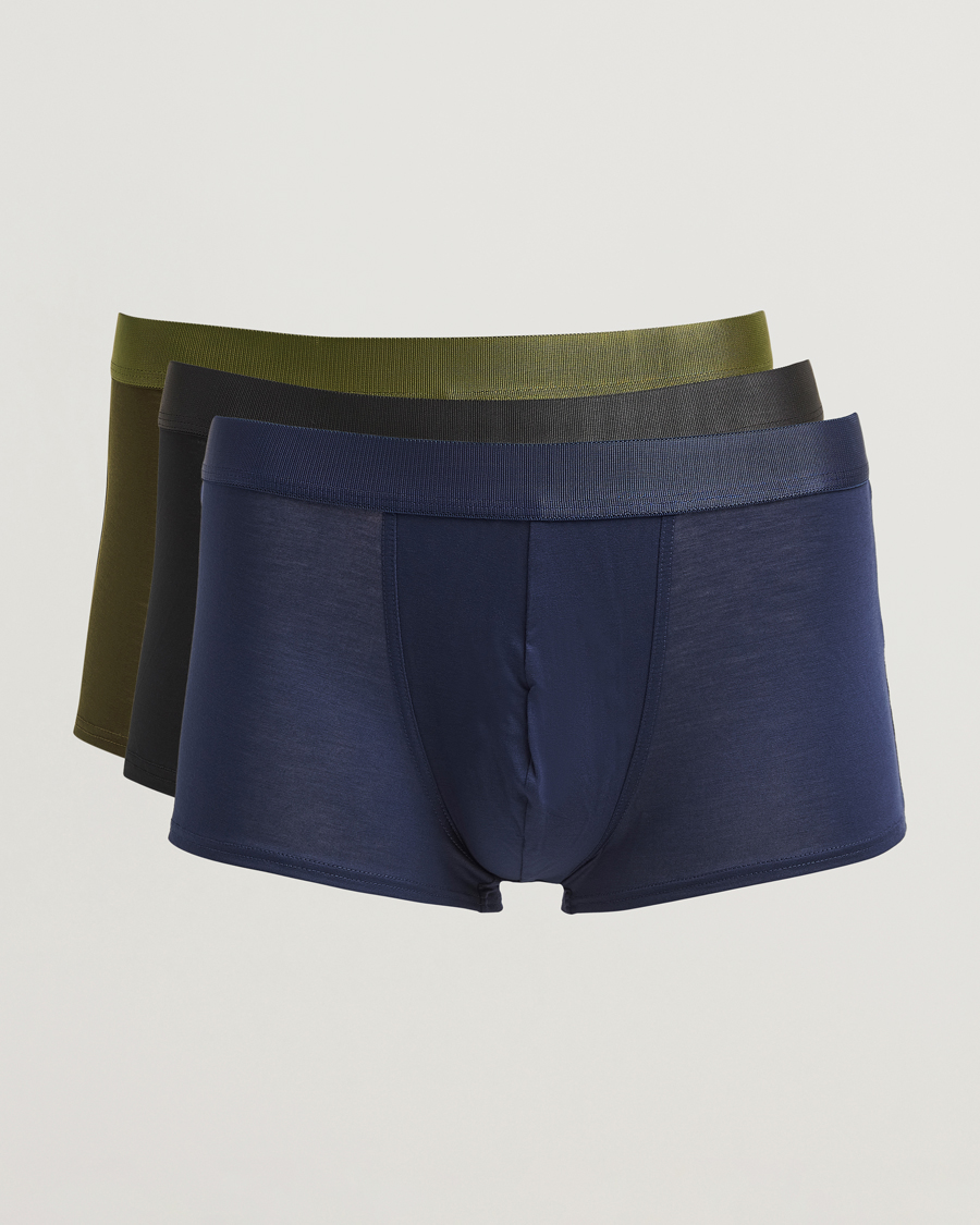 Mies | Alusvaatteet | CDLP | 3-Pack Boxer Trunk Black/Navy/Olive