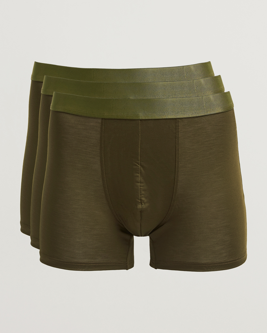 Mies | Alusvaatteet | CDLP | 3-Pack Boxer Briefs Olive Green