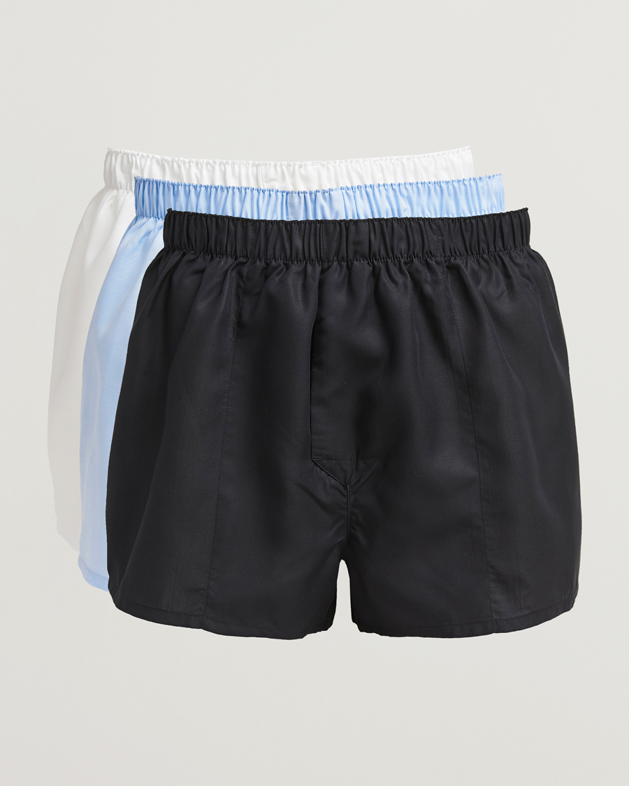 Mies | Alusvaatteet | CDLP | 3-Pack Boxer Shorts Slim Black/White/Sky Blue
