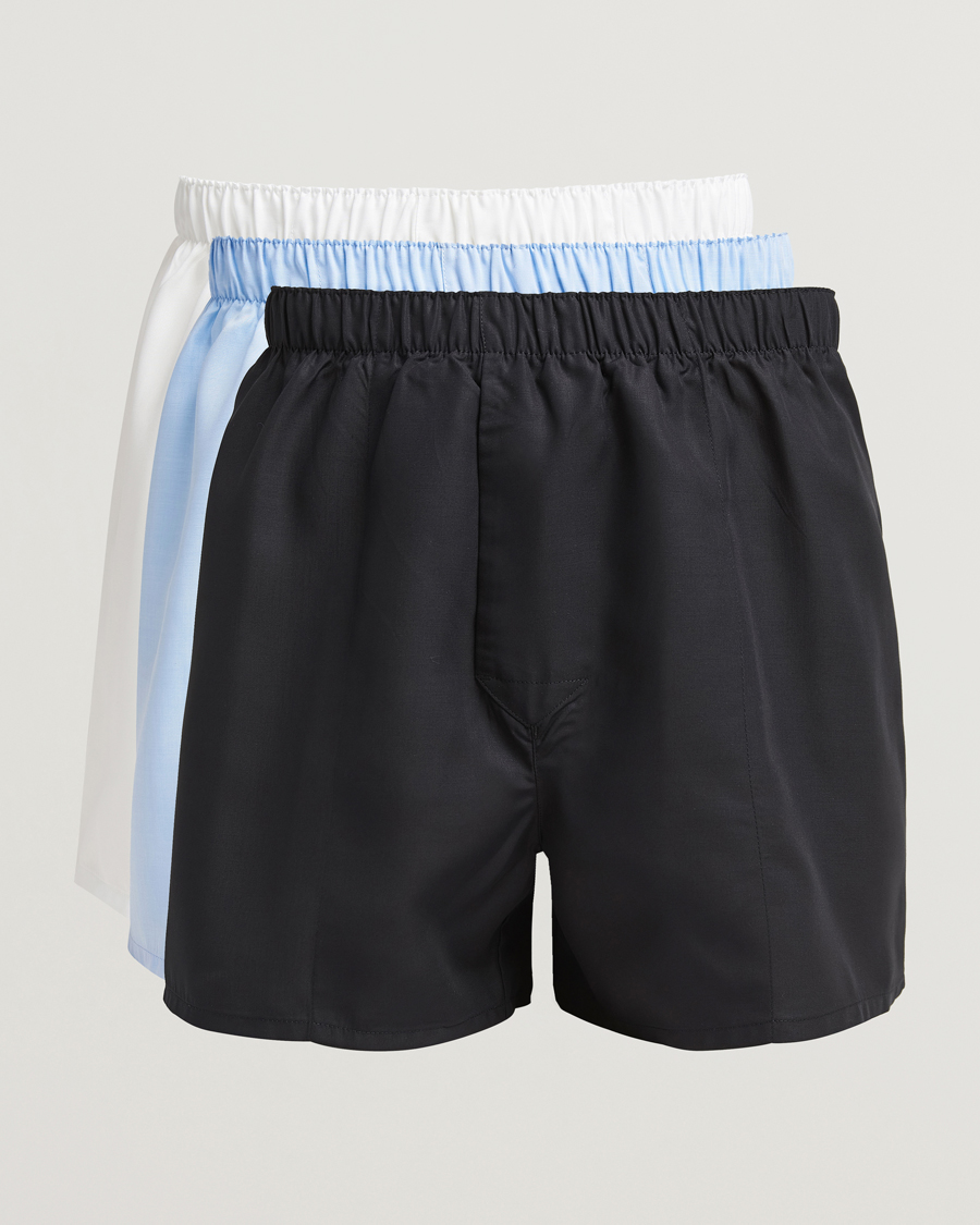Mies | Alusvaatteet | CDLP | 3-Pack Boxer Shorts Classic Black/White/Sky Blue