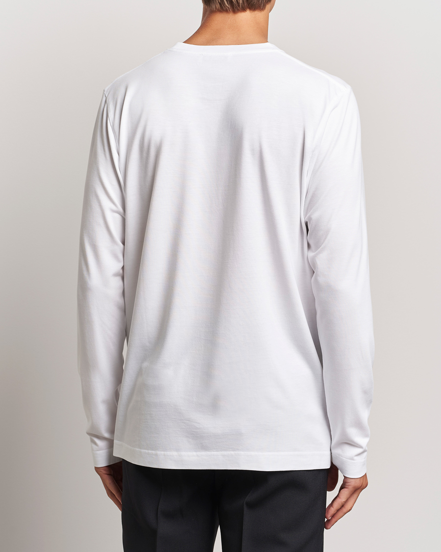 Mies | T-paidat | CDLP | Midweight Long Sleeve T-Shirt White