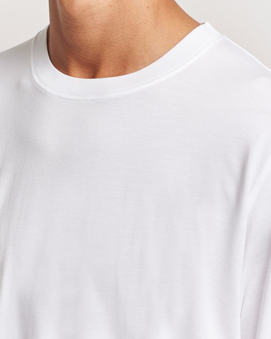Mies | T-paidat | CDLP | Midweight Long Sleeve T-Shirt White