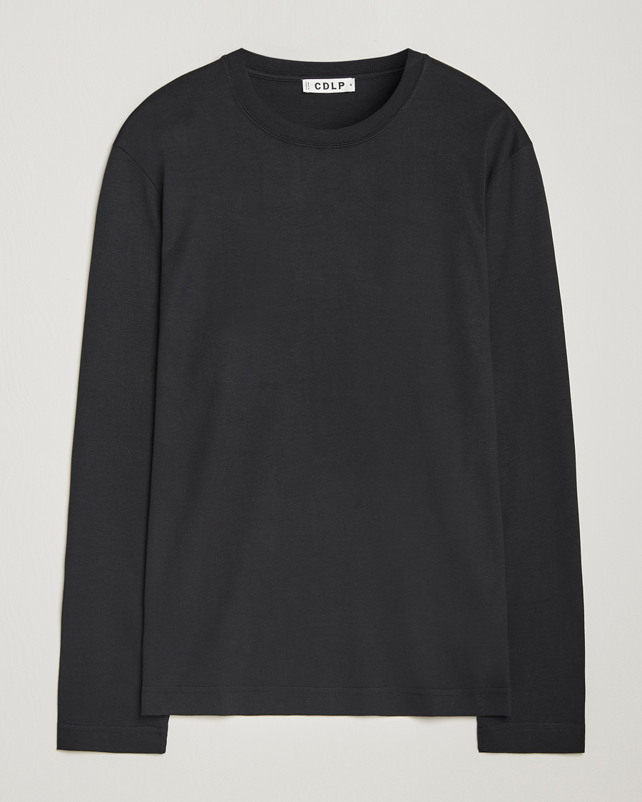 Mies | T-paidat | CDLP | Midweight Long Sleeve T-Shirt Black