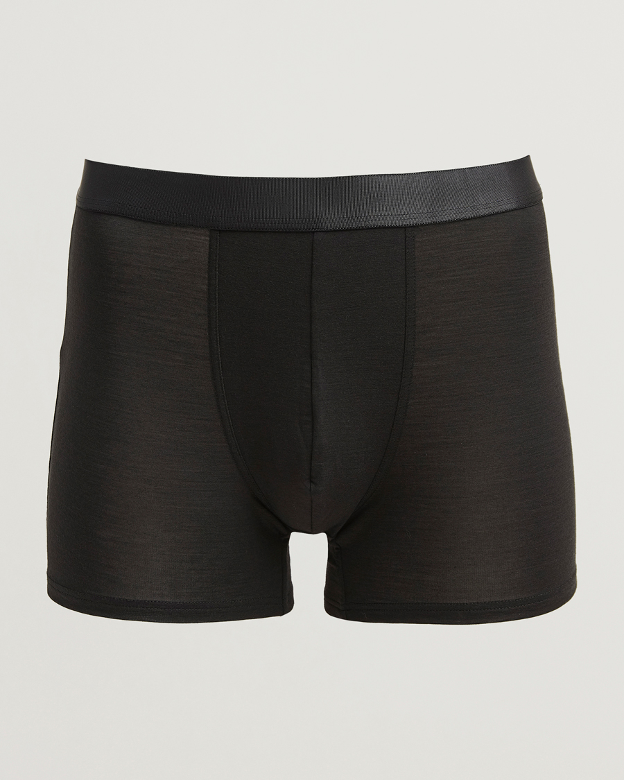 Mies | Alusvaatteet | CDLP | Wool Boxer Brief Black