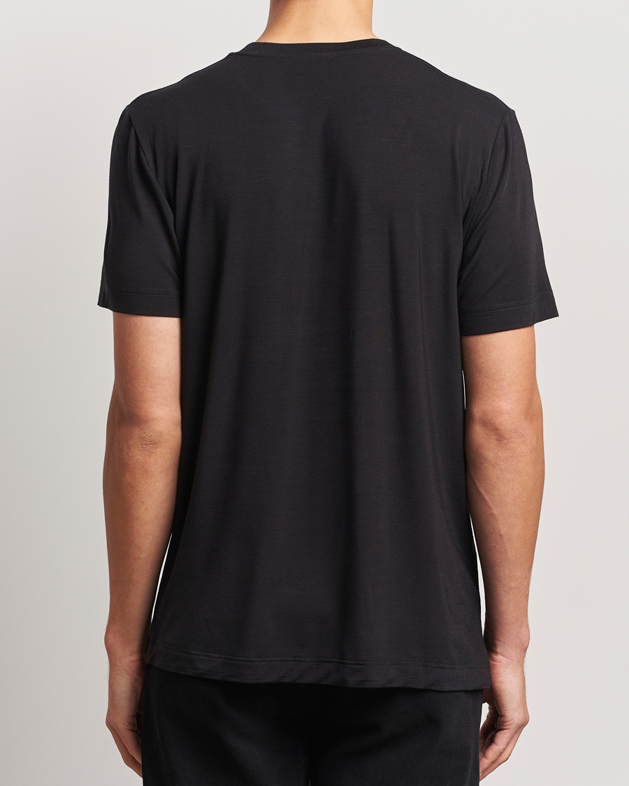 Mies | T-paidat | CDLP | Wool T-Shirt Black