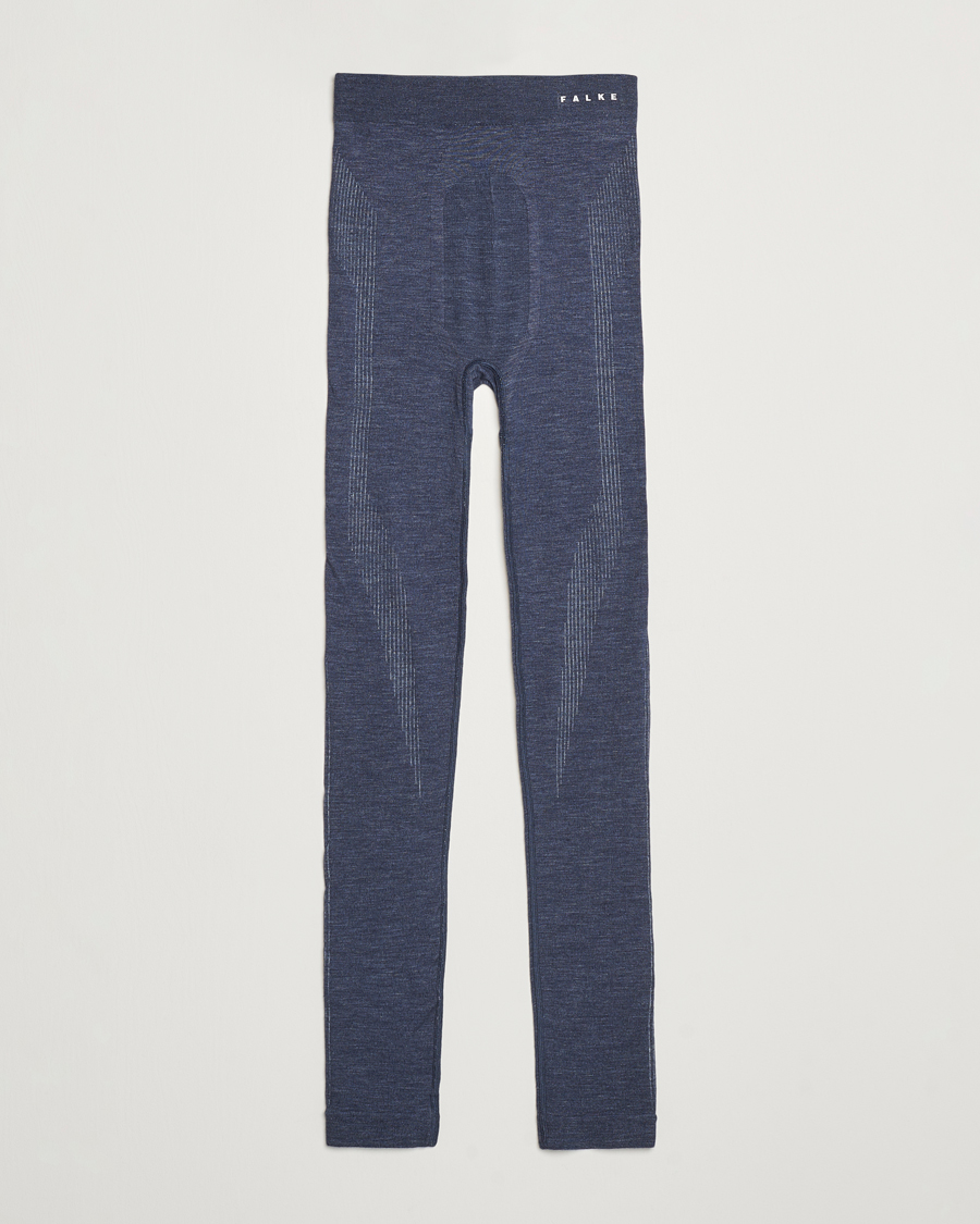 Mies | Alusvaatteet | Falke Sport | Wool Tech Tights Space Blue