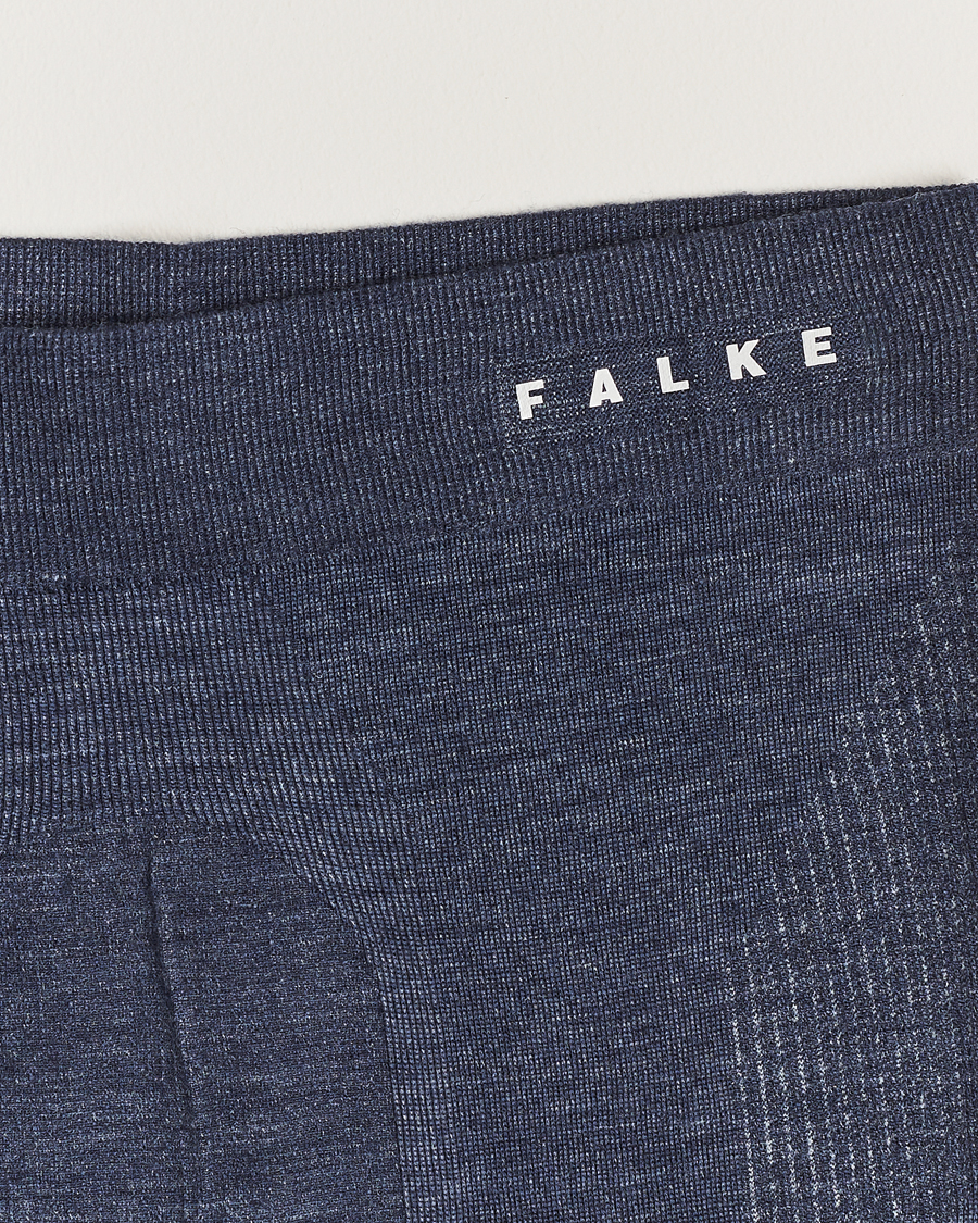 Mies | Alusvaatteet | Falke Sport | Wool Tech Tights Space Blue