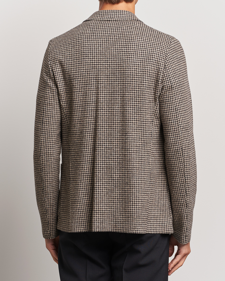 Mies | Pikkutakit | Harris Wharf London | Two Button Houndstooth Blazer Beige